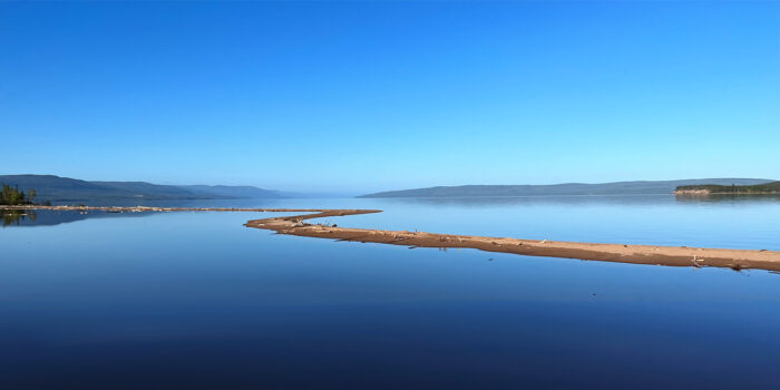Grand lake in Howley Newfoundland